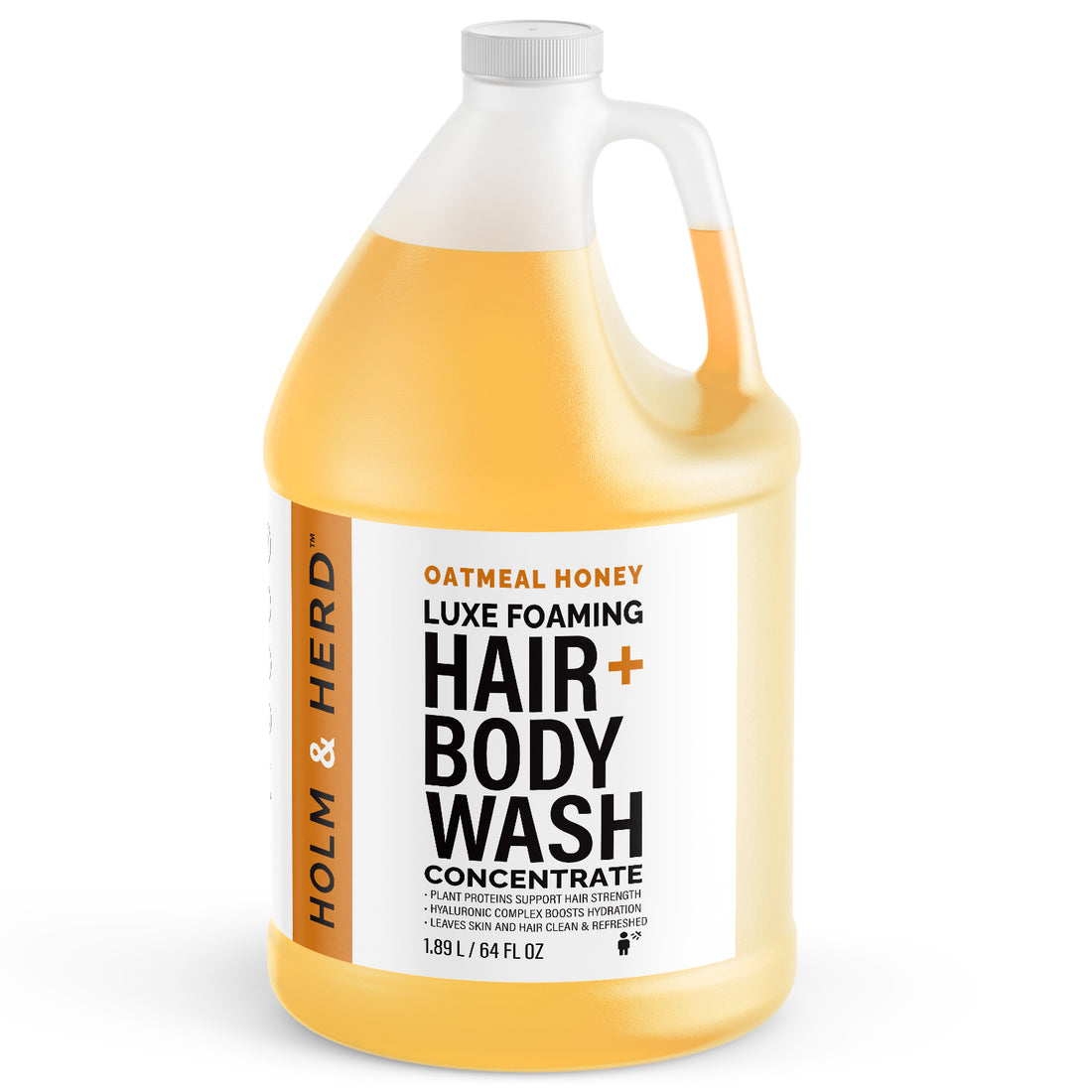 Oatmeal Honey Luxe Foaming Hair and Body Wash Concentrate - 1/2 Gallon