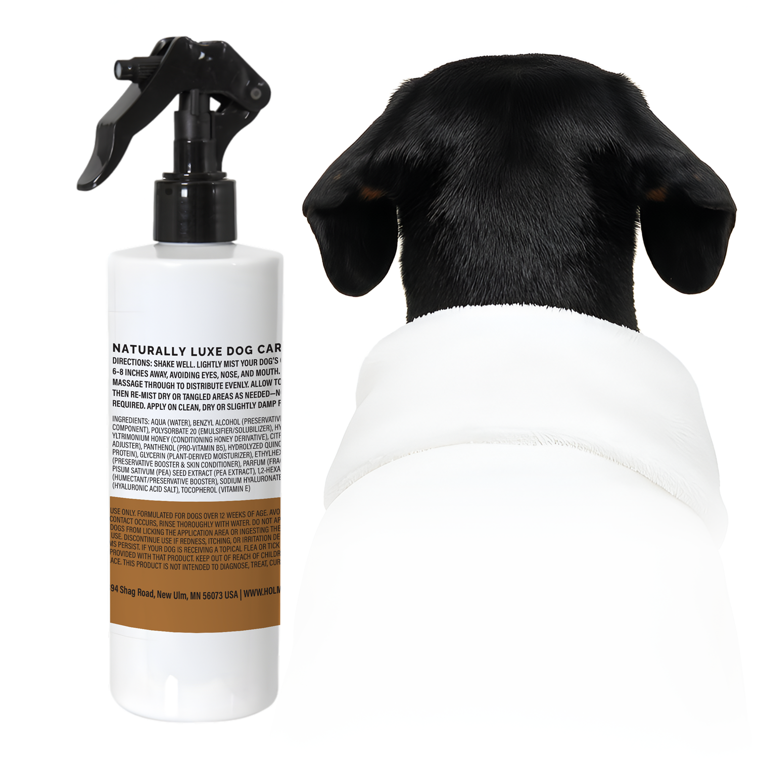 AMBER SANDALWOOD LUXE DOG REVITALIZING COAT SPRAY