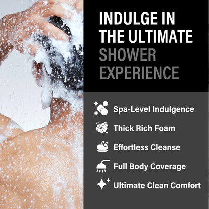 LUXURIOUS FOAMING SHOWER HEAD