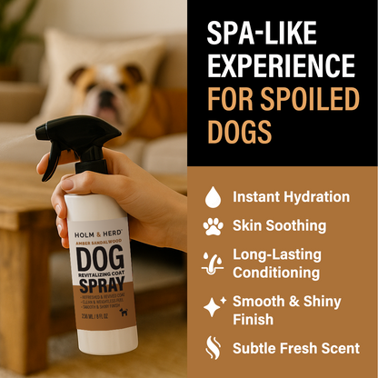 AMBER SANDALWOOD LUXE DOG REVITALIZING COAT SPRAY