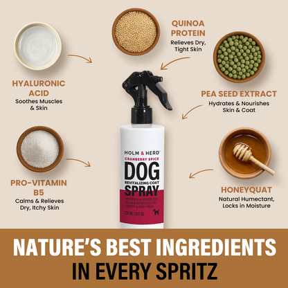 CRANBERRY SPICE LUXE DOG REVITALIZING COAT SPRAY