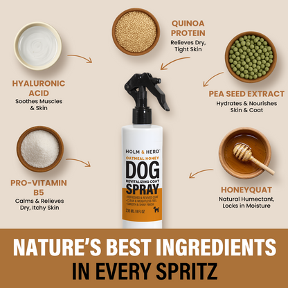 OATMEAL HONEY LUXE DOG REVITALIZING COAT SPRAY