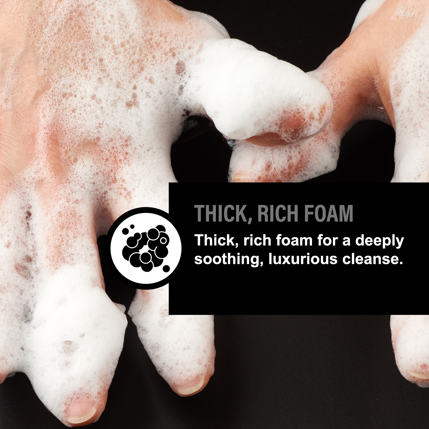 LUXURIOUS FOAMING SHOWER HEAD