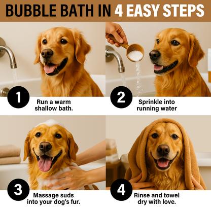 PUMPKIN SPICE LUXE DOG BUBBLE BATH POWDER