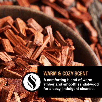 Amber Sandalwood Luxe Foaming Hair and Body Wash Concentrate