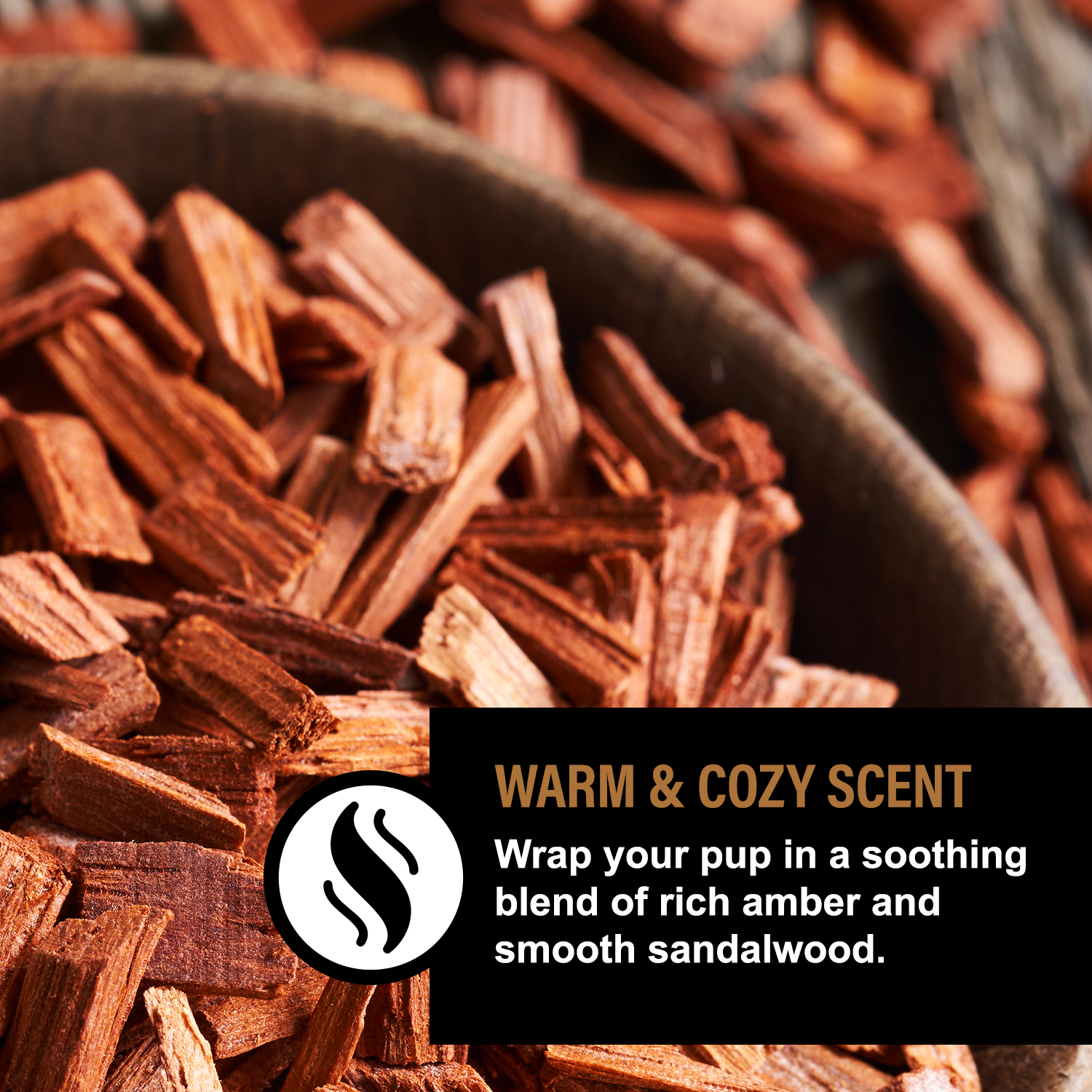 AMBER SANDALWOOD DOG BUBBLE BATH POWDER