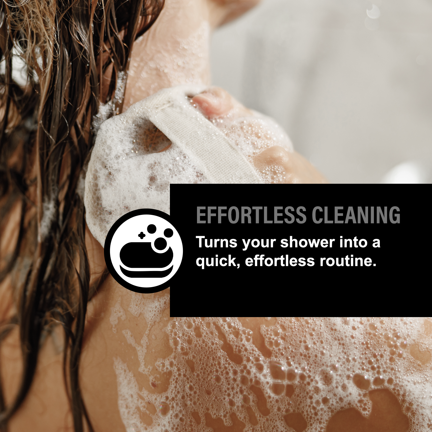 LUXURIOUS FOAMING SHOWER HEAD