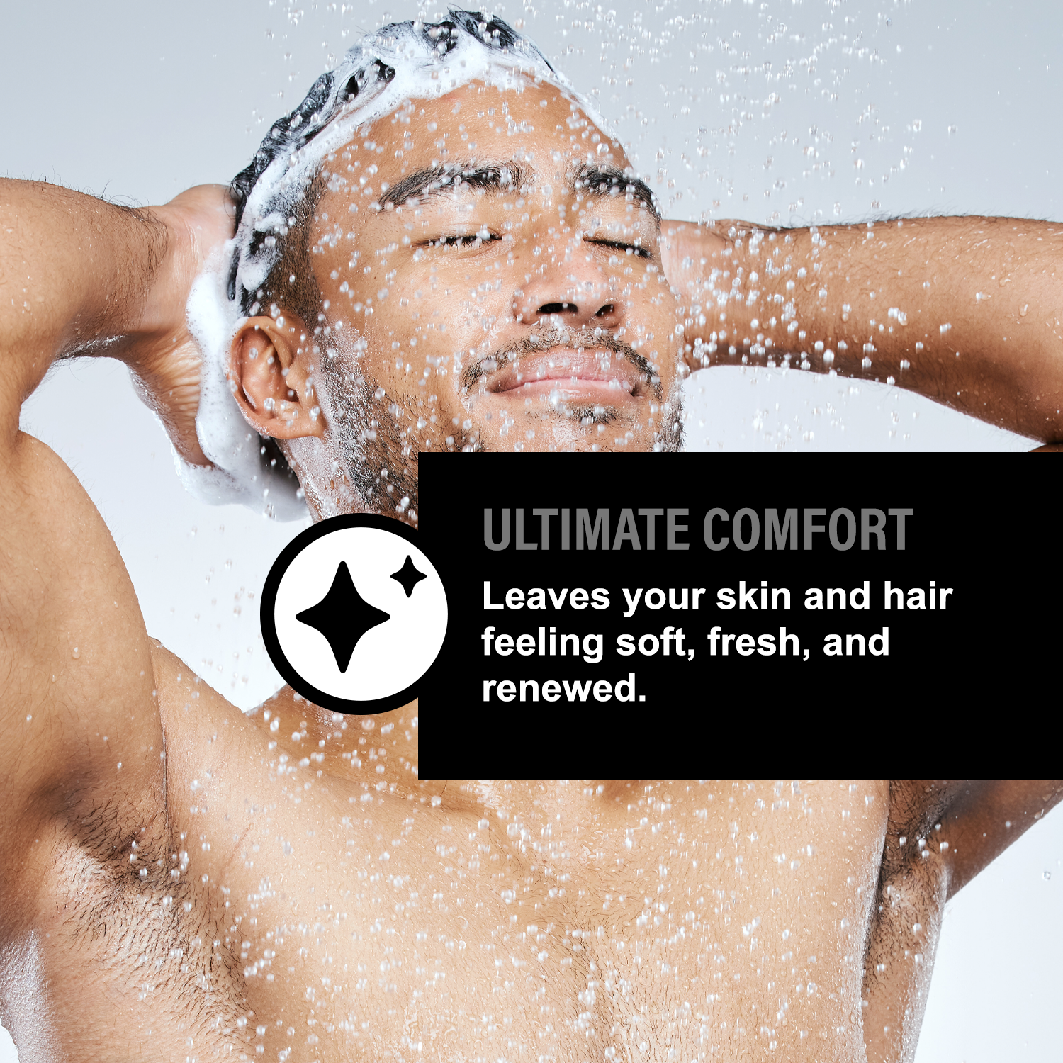 LUXURIOUS FOAMING SHOWER HEAD