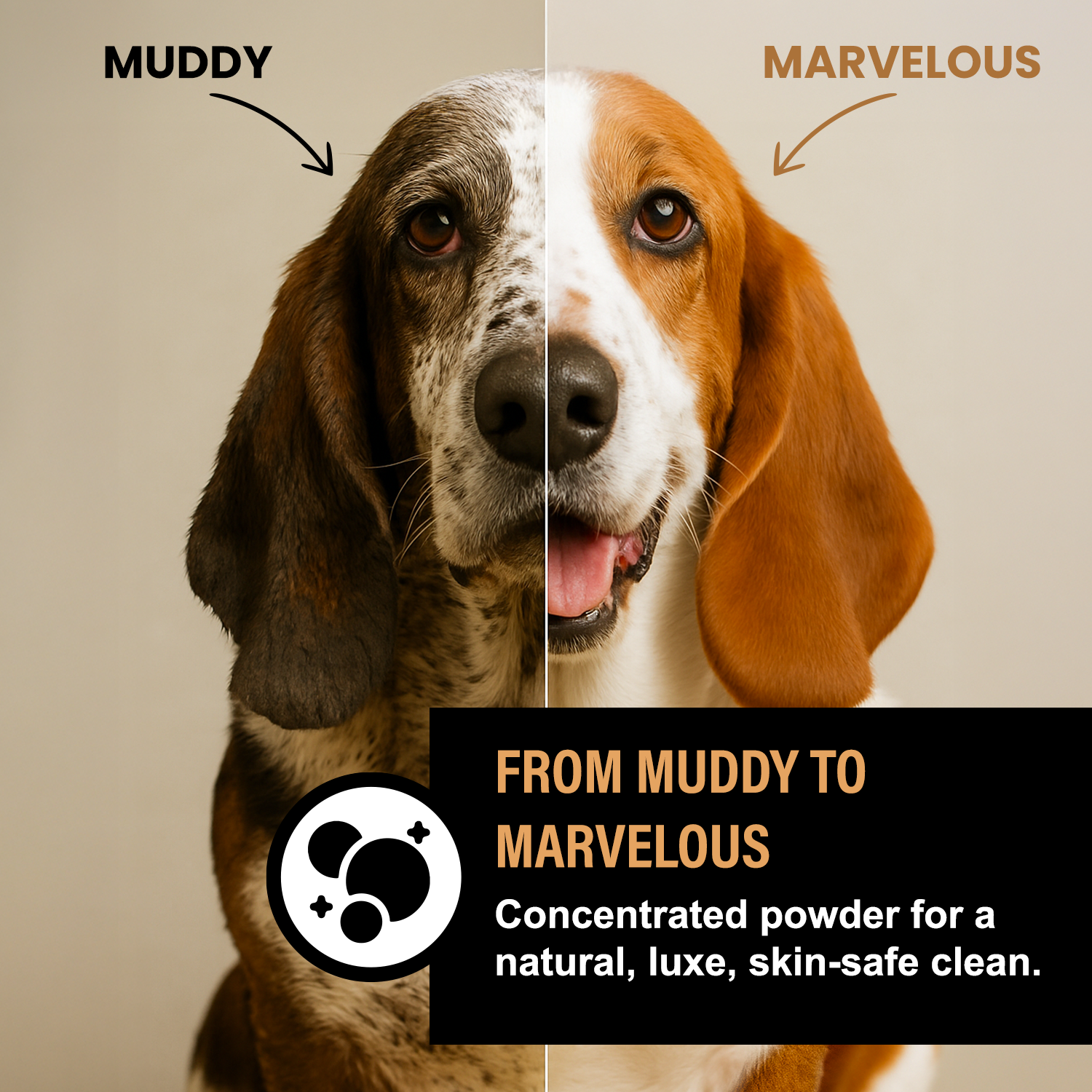 PUMPKIN SPICE LUXE DOG BUBBLE BATH POWDER