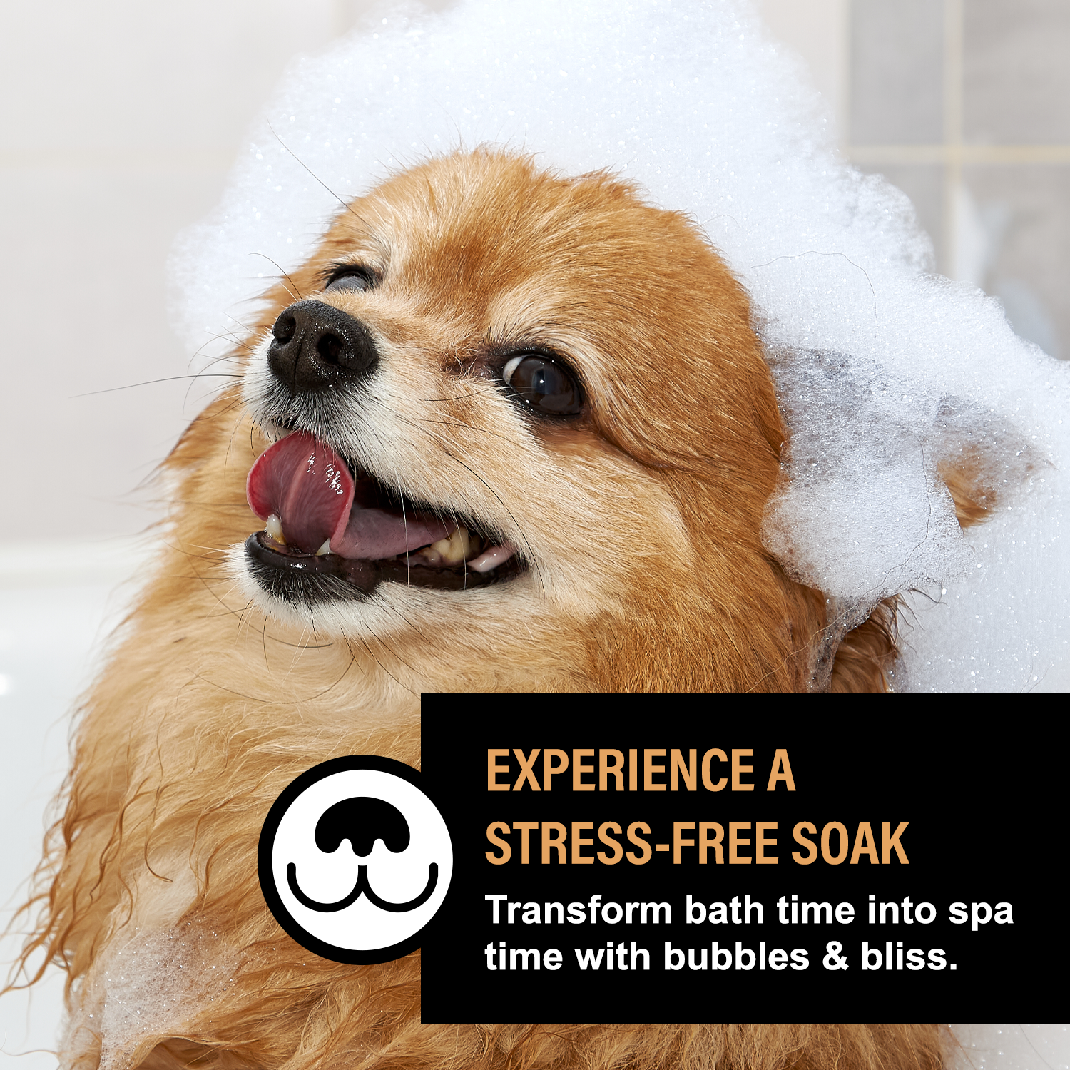 PUMPKIN SPICE LUXE DOG BUBBLE BATH POWDER