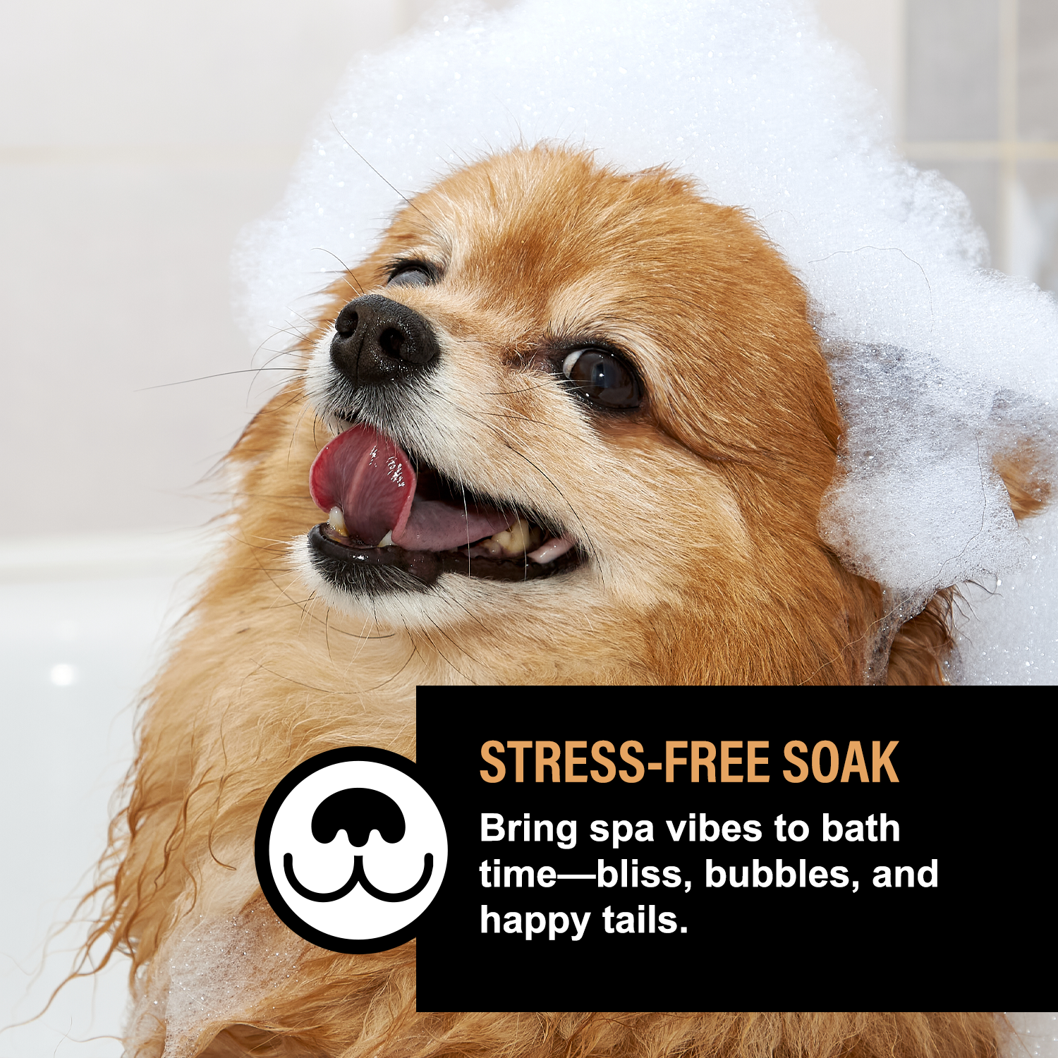 CRANBERRY SPICE LUXE DOG BUBBLE BATH POWDER