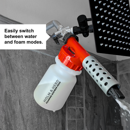 LUXURIOUS FOAMING SHOWER HEAD