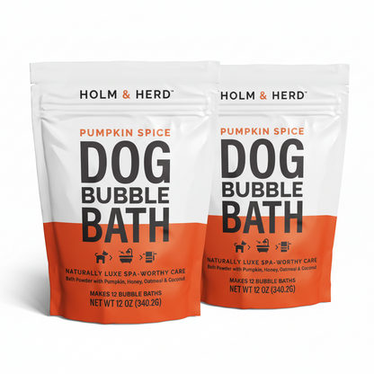 PUMPKIN SPICE LUXE DOG BUBBLE BATH POWDER