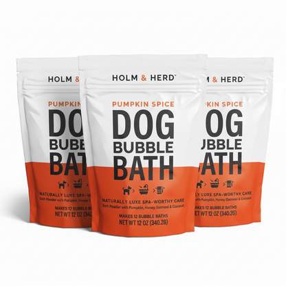 PUMPKIN SPICE LUXE DOG BUBBLE BATH POWDER