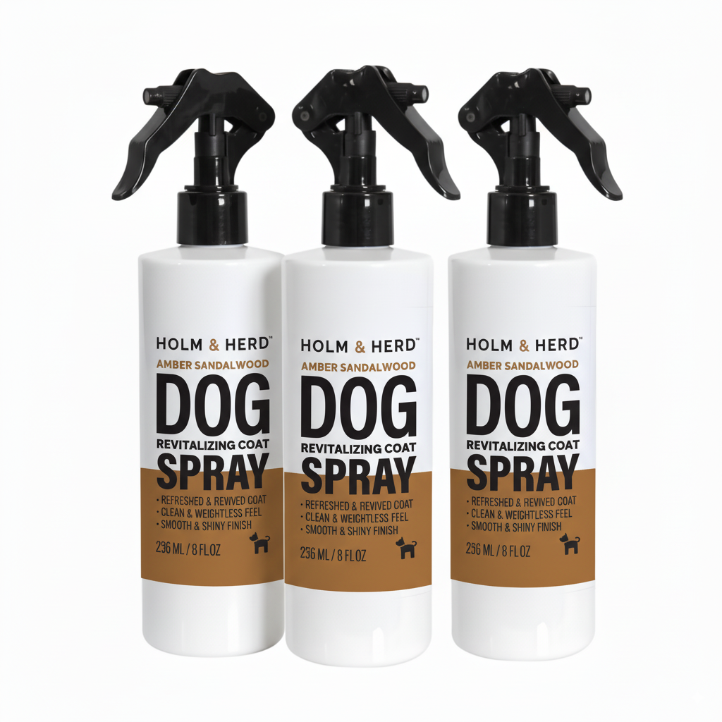 AMBER SANDALWOOD LUXE DOG REVITALIZING COAT SPRAY