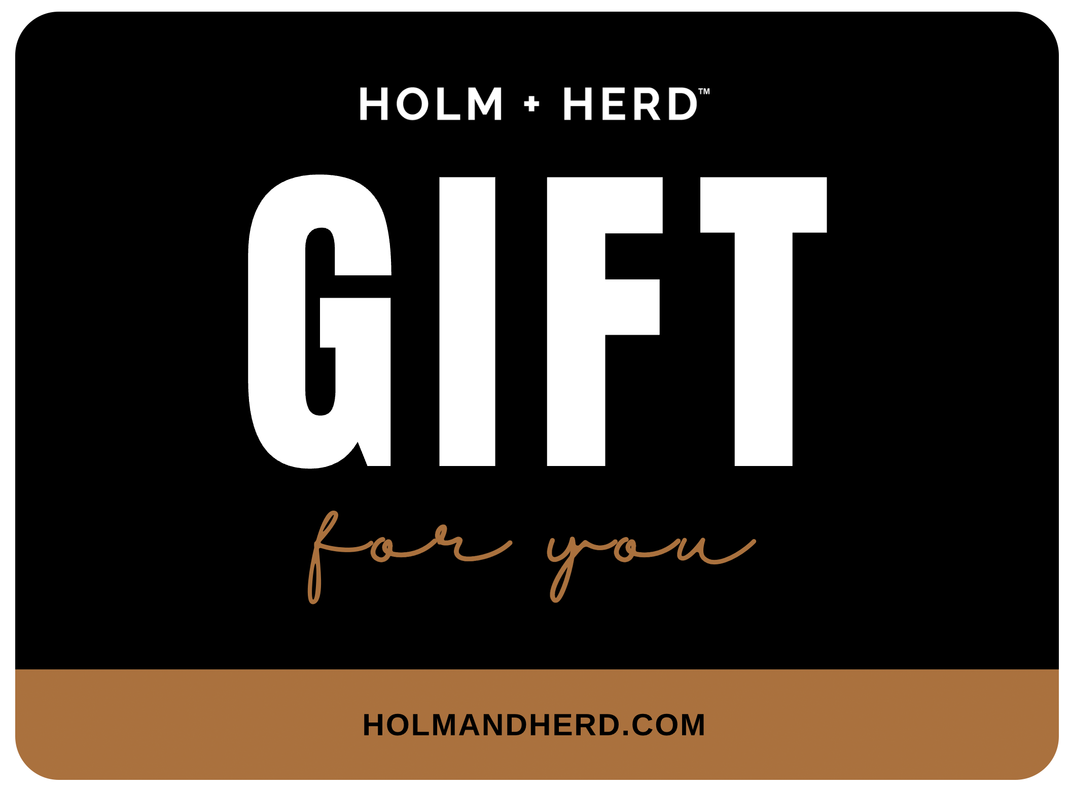 HOLM &amp; HERD GIFT CARD
