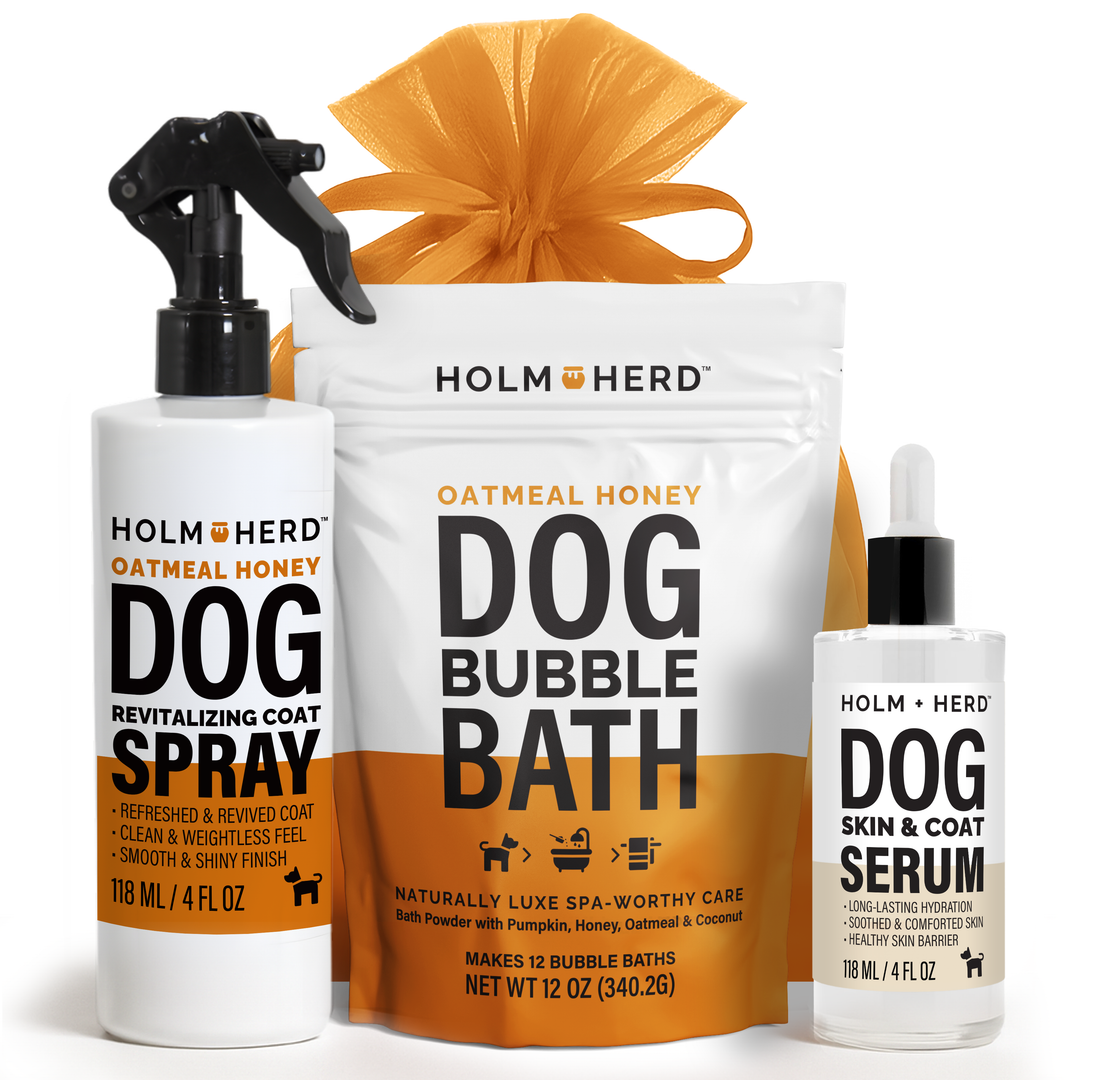 OATMEAL HONEY LUXE DOG CARE GIFT BUNDLE