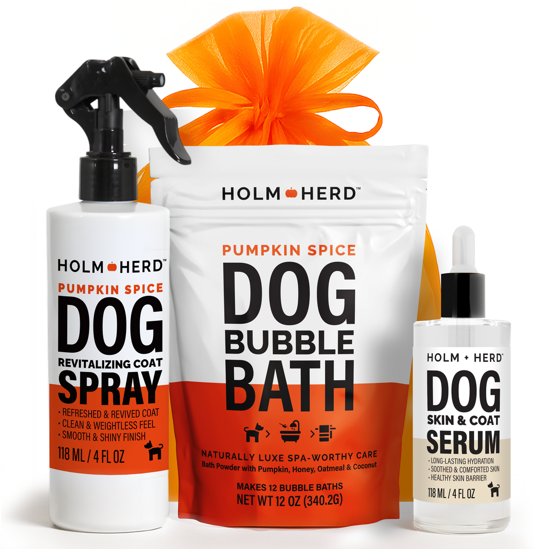 PUMPKIN SPICE LUXE DOG CARE GIFT BUNDLE
