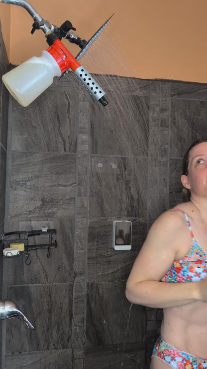 LUXURIOUS FOAMING SHOWER HEAD